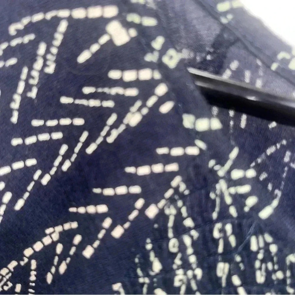 Lucky brand women’s navy and white long sleeve top sz xlg - Picture 3 of 4